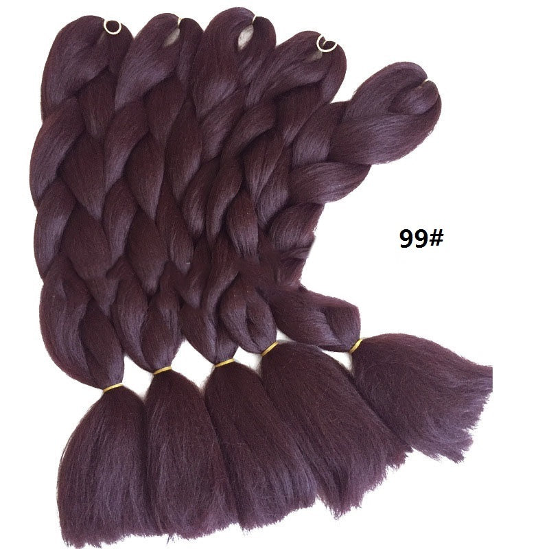 Hair extension braided hair can be used for dance
