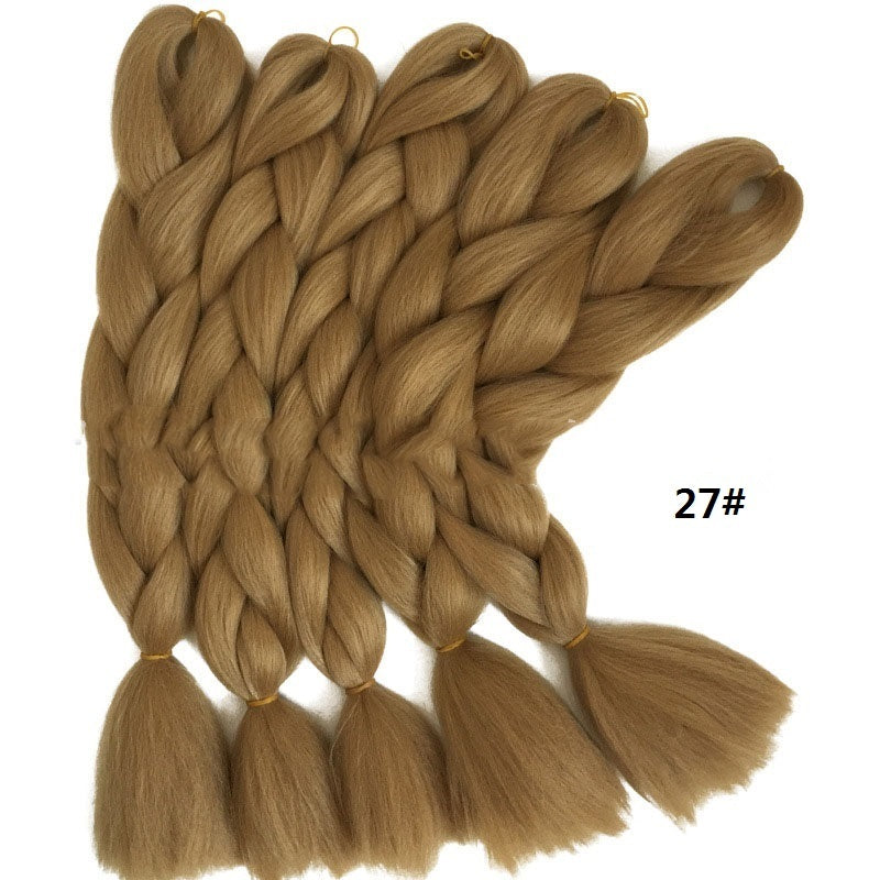 Hair extension braided hair can be used for dance