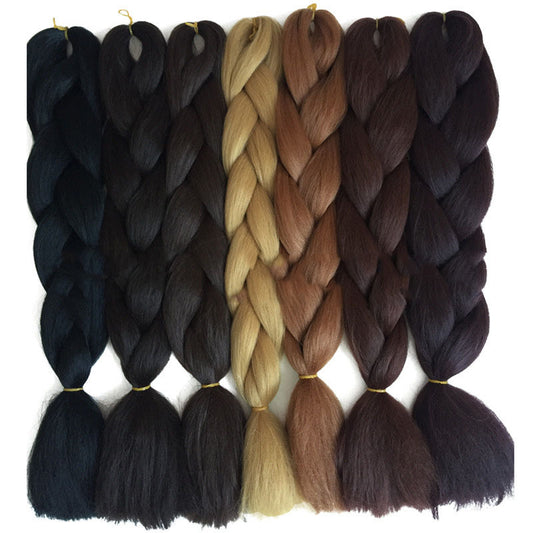 Hair extension braided hair can be used for dance